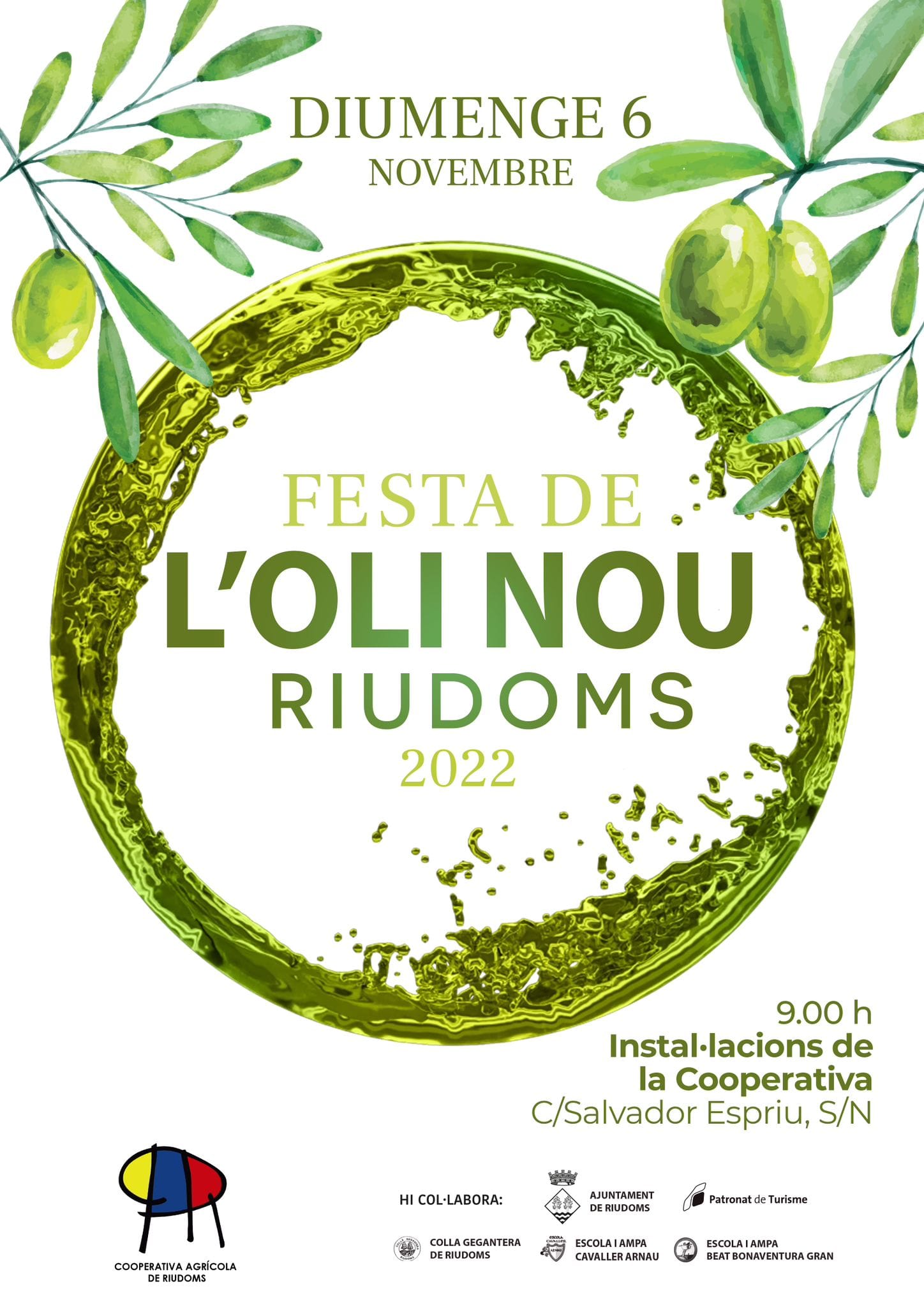 Festa de l’Oli Nou Riudoms 2022