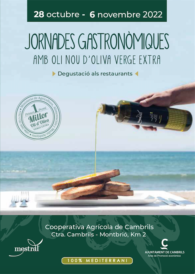 JORNADES GASTRONÒMIQUES amb Oli Nou d’Oliva Verge Extra