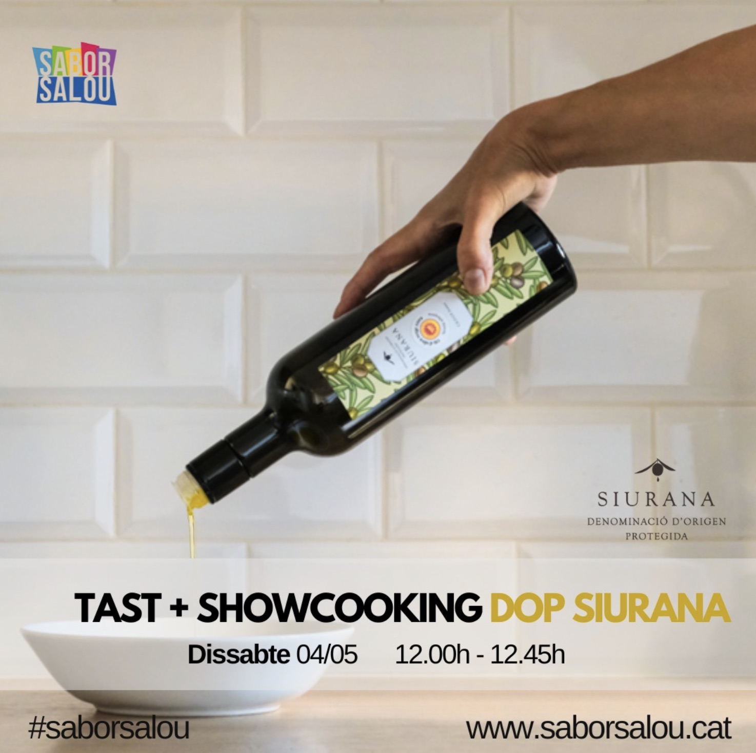 Tast + Showcooking DOP Siurana a SaborSalou